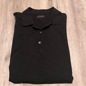 Men’s Vince short sleeve, button-down casual shirt, 100% cotton, size medium